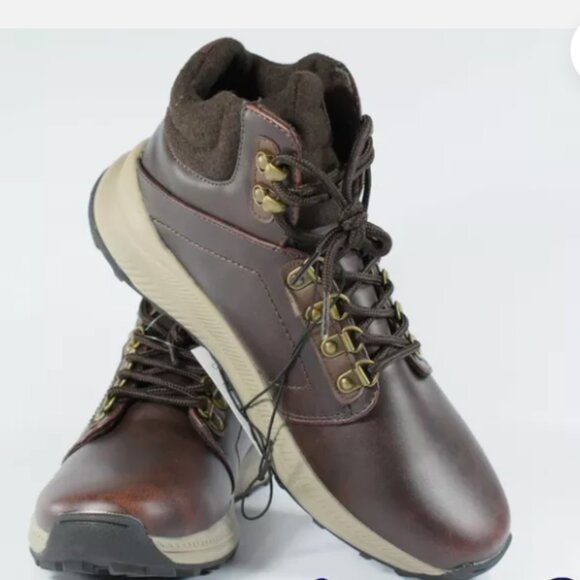Khombu Other - Khombu Men Leather Outdoor Hiker Boots Memory Foam Waterproof Lightweight